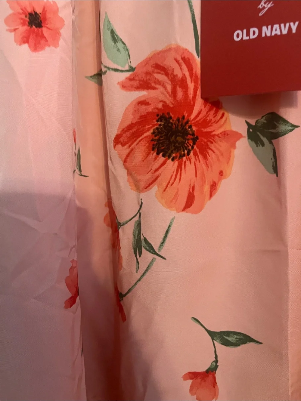 Old Navy Coral Floral Ruffle Cami & Skirt Set